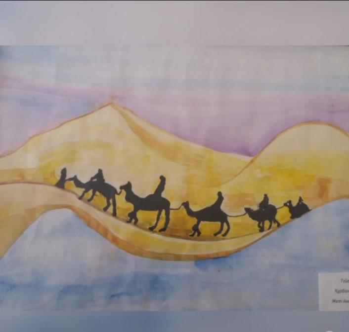 " Қазақстан-менің Отаным" тақырыбында оқушылар шығармашылығы