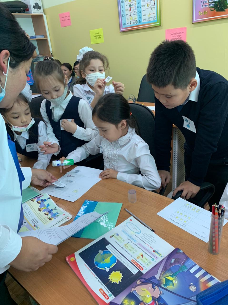 "Sources of light" (жарық көздері)