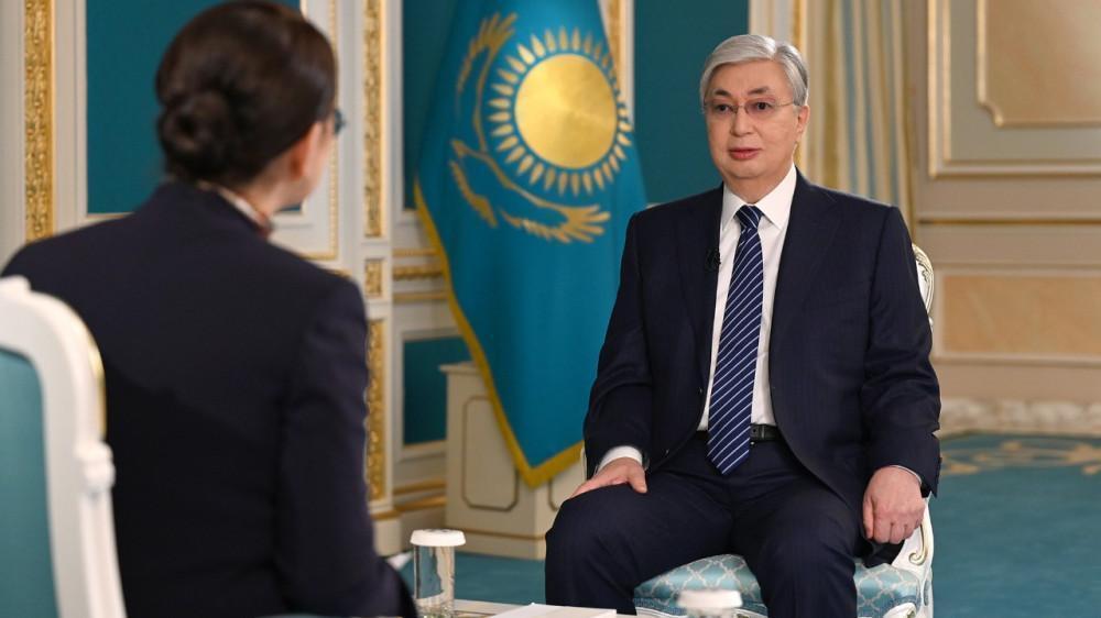 Қазақстан Президенті Қасым-Жомарт Тоқаевтың эксклюзивті сұхбаты