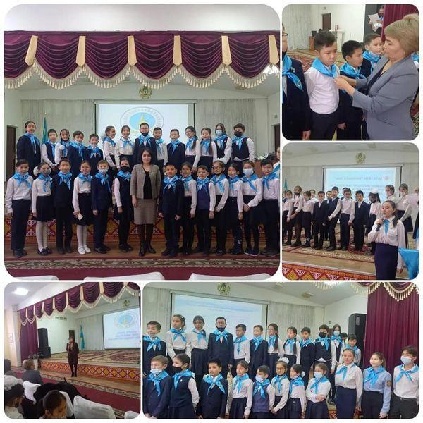 "Жас Ұлан" республикалық балалар мен жасөспірімдер ұйымына оқушыларды қабылдау