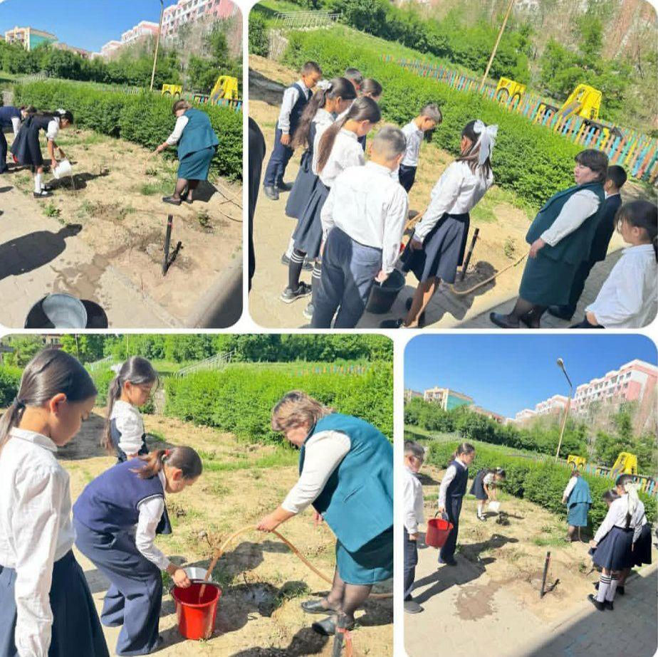 Оқушыларды еңбеккке баулу жұмыстары