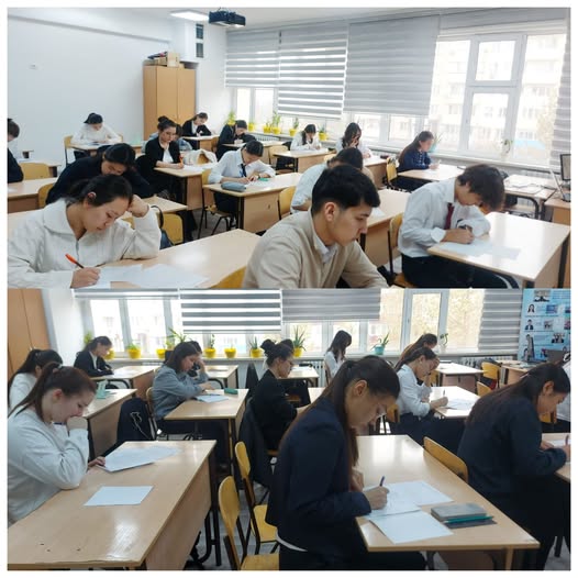 Бітіруші түлектерінен үздікке және Алтын белгіге үміткер оқушыларынан алгебра және анализ бастамалары пәнінен бақылау жұмысы алынды